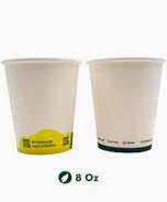 Vaso Compostable 8 oz 1000 un