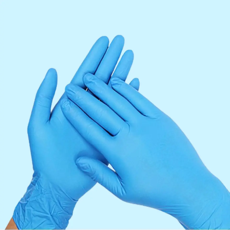 Caja Guantes Azul Talla S 100 un