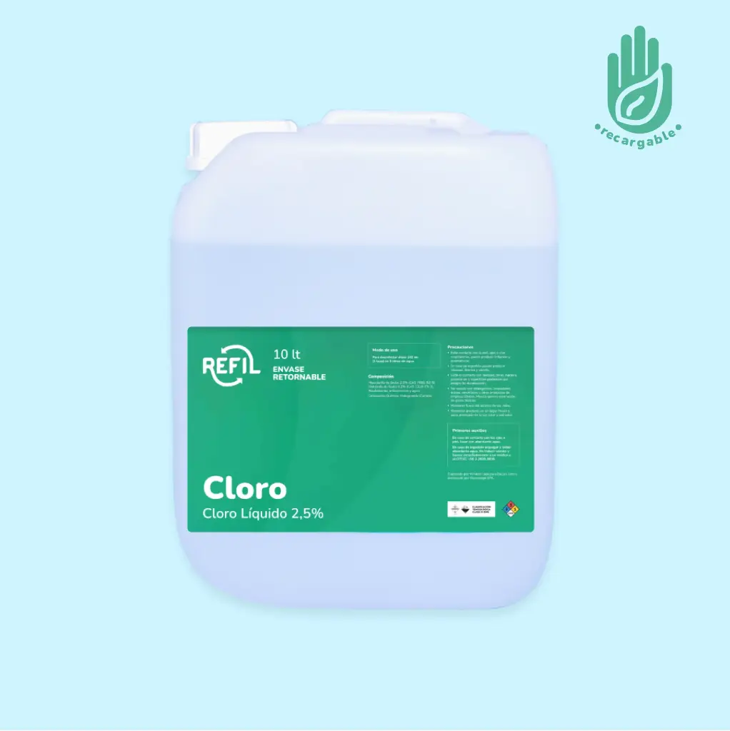 Cloro 2,5% 10kg