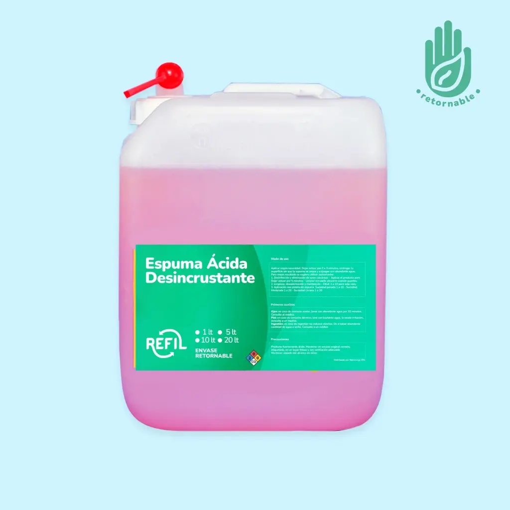 Espuma Ácida Desincrustante 20kg