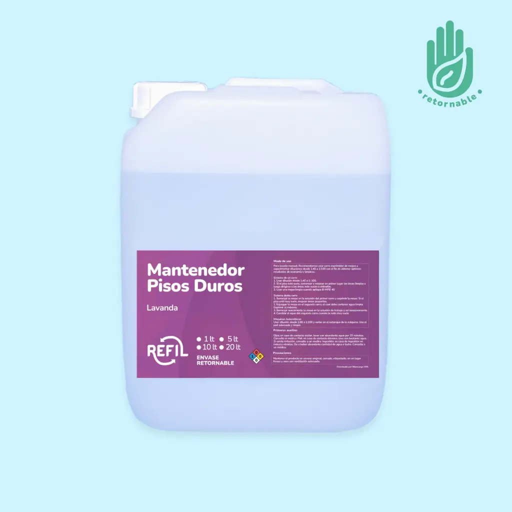 Mantenedor Pisos Duros Lavanda 20L