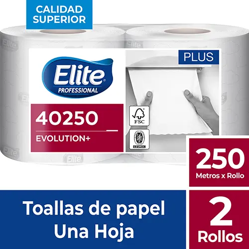 Toalla Papel Elite Evolution Uh 250m 2un