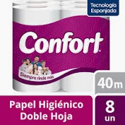 [24428] Papel Higiénico Confort 40m 4x8un
