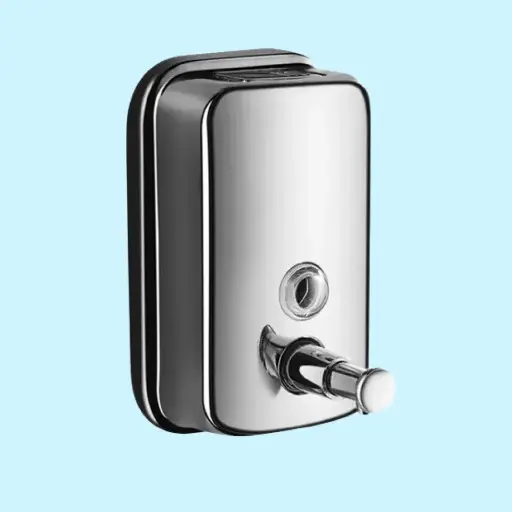 [18681] Dispensador Líquidos Pared Acero Inox.