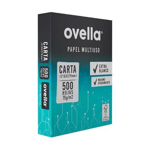 [23857] Resma Papel Carta Ovella 75gr/m2