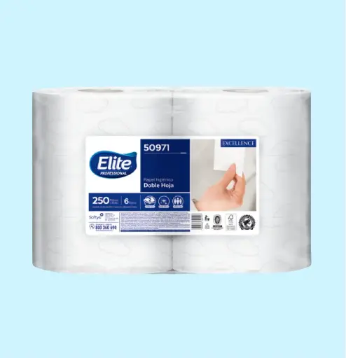 [20123] Papel Higiénico Elite DH 250m 6un