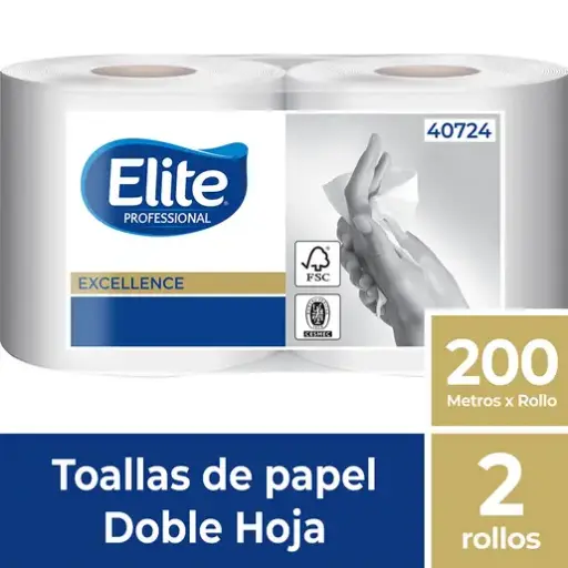 [23896] Toalla Papel Elite DH 2 rollos 200 m