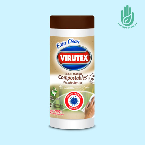 Paños Desinfectantes Compostables 32 un